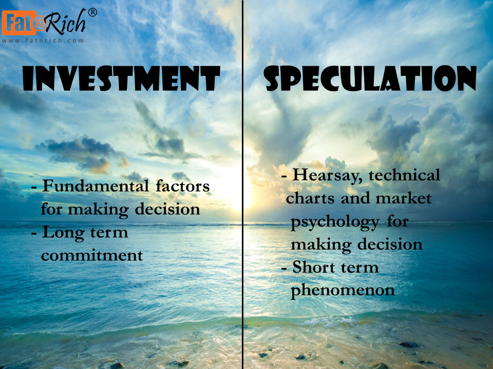 The Difference Between Investment And Speculation Insiders Formula 